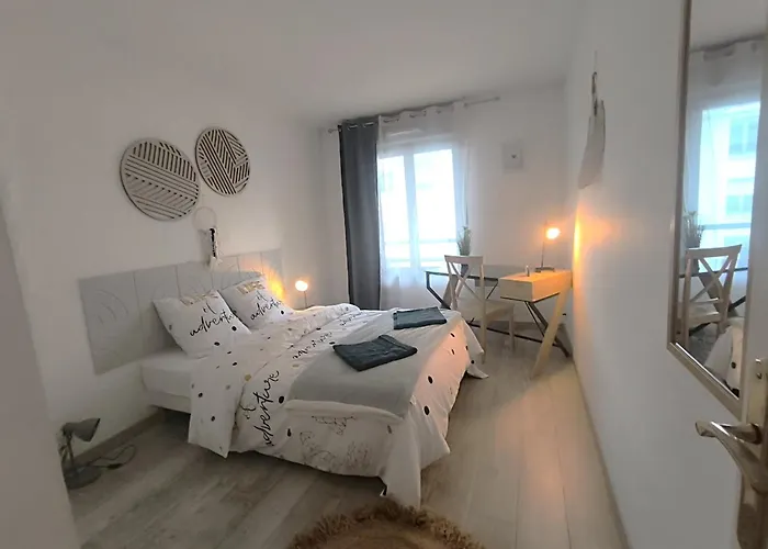 Apartment Cosy Jolie T3 - Centre & Parking Gratuit Mantes-la-Jolie